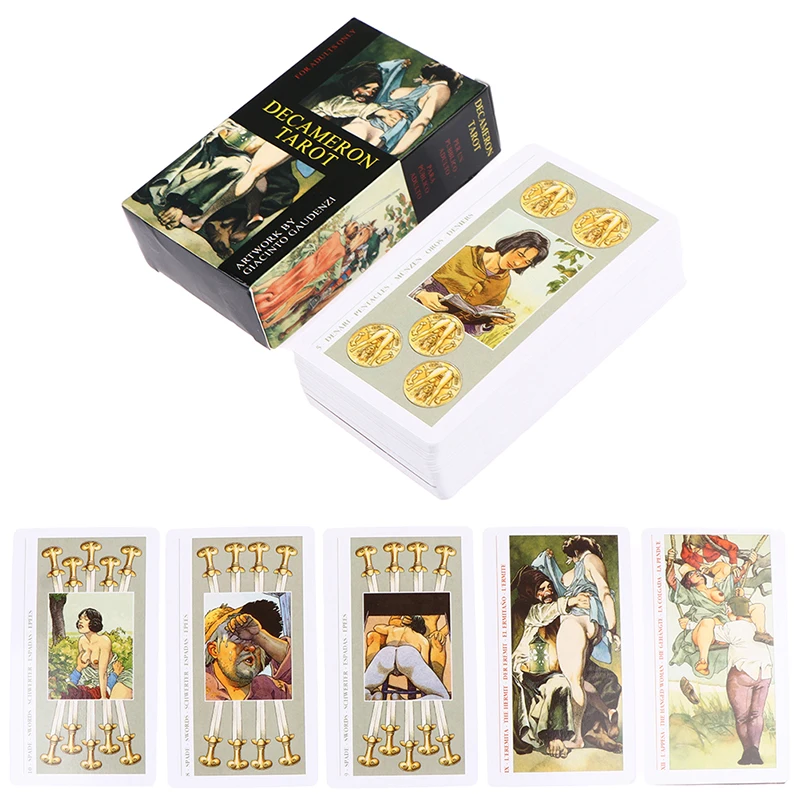 Карты Таро Decameron классические настольные игры на английском языке Необычные