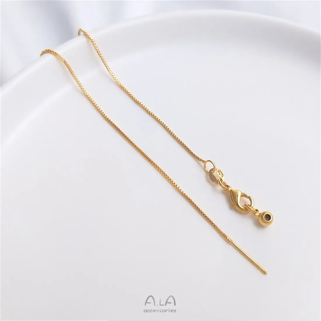 Вакуумный гальванический универсальный браслет из натурального золота 24 карата