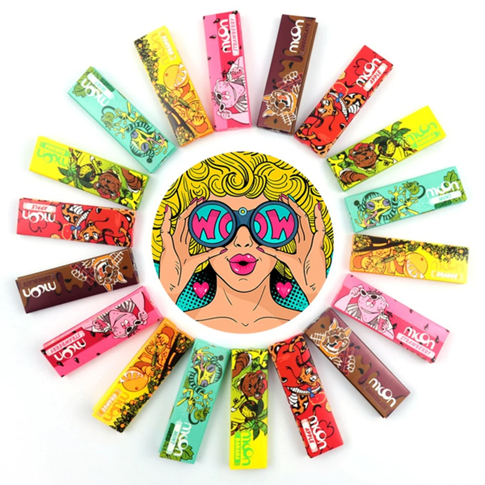 

11/4 Flavors Roll Pipas Weed Accessories for Smoking High QualitySmoking Paper Box Tube #0178