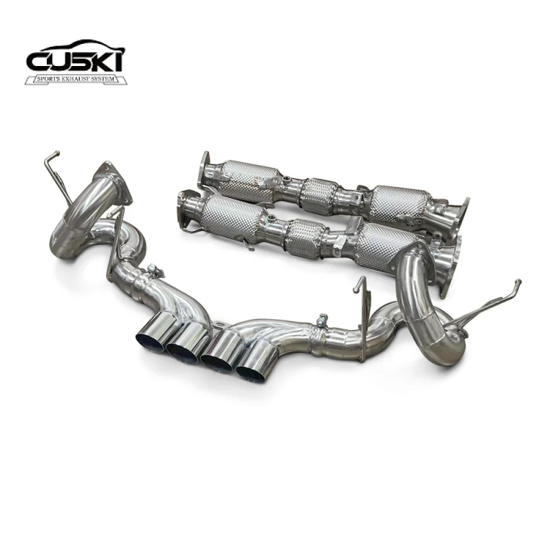 Новая выхлопная труба из нержавеющей стали под заказ для Acura ACURA NSX 3 5 T 2016-2022