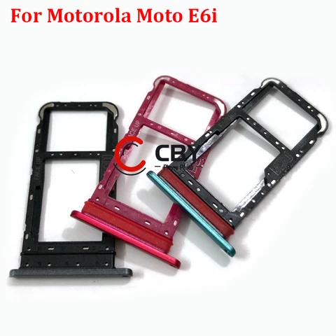 Для Motorola Moto E6i Sim Card Reader Holder Sim Card Tray Holder Slot Adapter