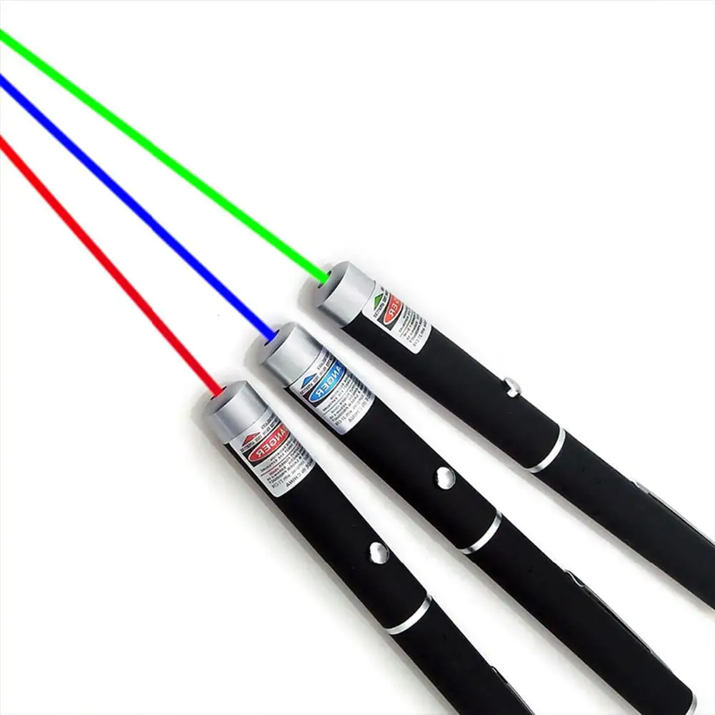 

(No battery) Pointer Pen 650nm 5mw Red Green Violet Light Pen Sand Table For Outdoor Office School Presentation Tease Cat Dog