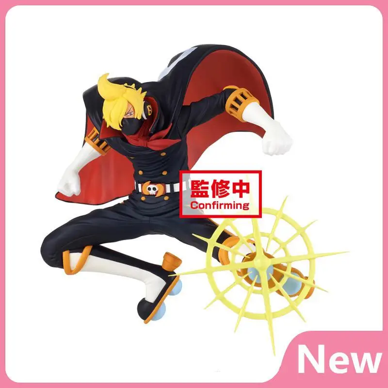 

One Piece Wano Country Sanji Buckwheat Mask 17cm Pvc Hand-made Ornament Model Car Decoration Gift