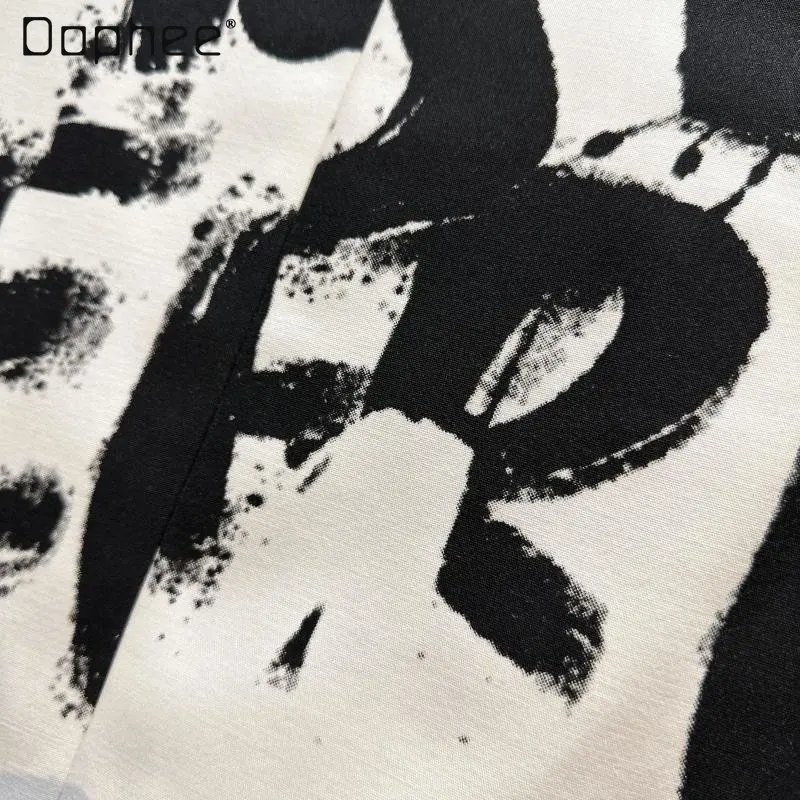 Spring New Style Letter Graffiti Design Jacket Three-Dimensional Padded Shoulder Business Suit Tailored Suit Coat for Women