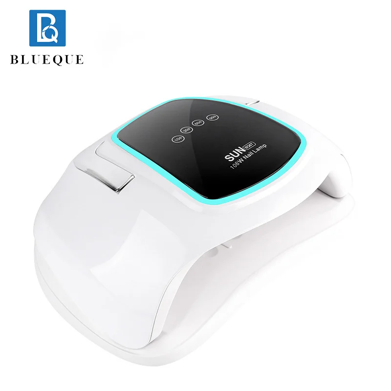 

BLUEQUE Nail Polish lamp 108W Two hand Phototherapy machine LED Nail Polish machine UV nail polish glue baking lamp