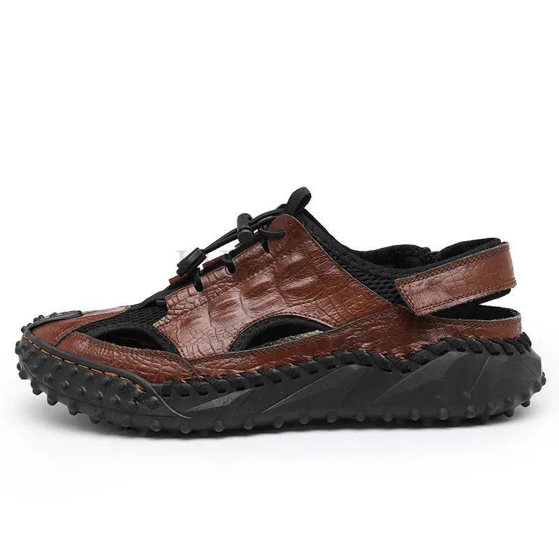 

Outdoor Men's Casual Sandals Breathable Summer Men Leisure Shoes Non slip Deisgner Sandals Men Handmade Slippers Zapatos Hombre