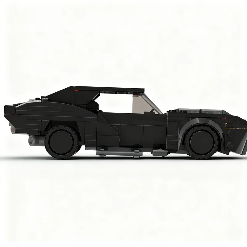 Фото 337 деталей MOC WB Games Vengeance Batmobile, модель супергероя Бэтмена, конструктор, рождественские подарки, игрушки №3