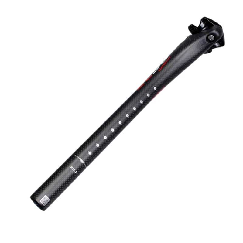 

Full Carbon Fiber Bike Seatpost MTB Road Bike Seatpost 3K Seatpost 27.2X350MM Replacement Accessories Black