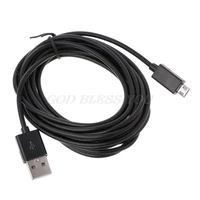 long 3 meter micro usb charge charging power cable for ps4 xbox one controllers drop shipping