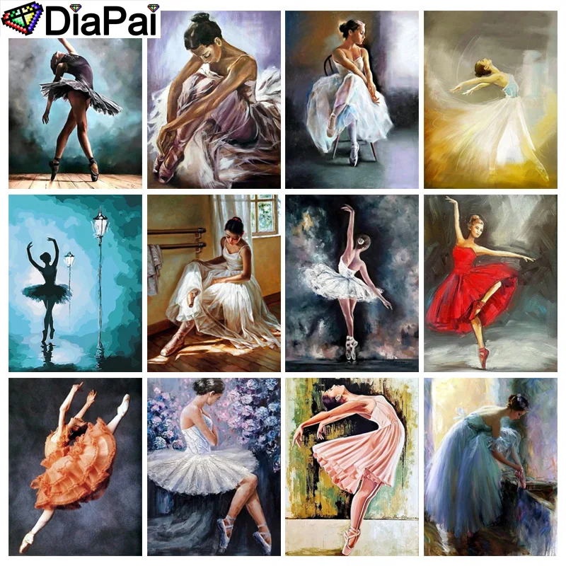 

DIAPAI Diamond Embroidery "Portrait Beauty" Pattern DIY 5D Diamond Painting Needlework Cross Stitch Full Drill Painting