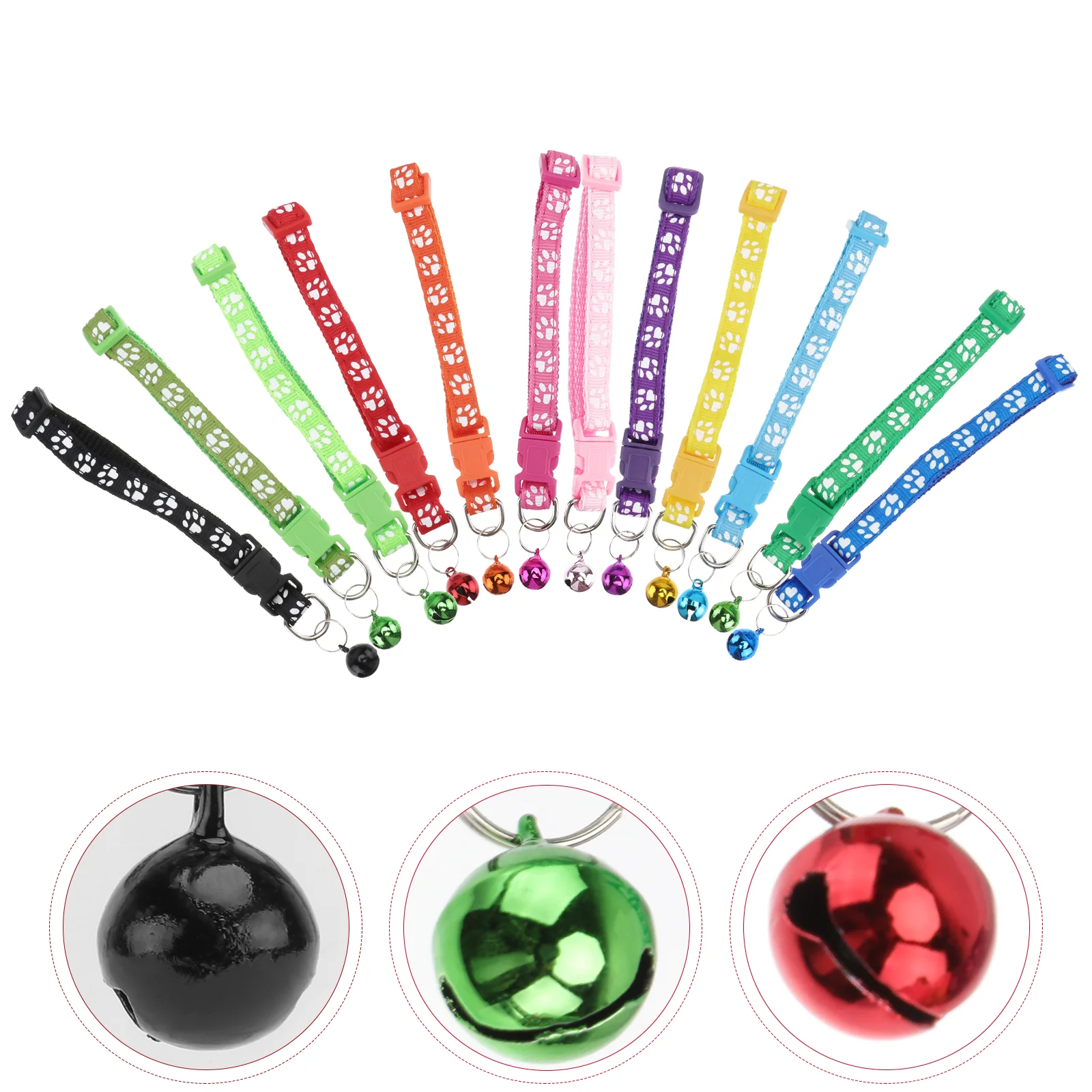 

Collar Collars Pet Cat Dog Printed Puppybreakaway Bell Cats Kitten Whelpingsupplies Puppies Neck Ring Id Boy Newborn Litter