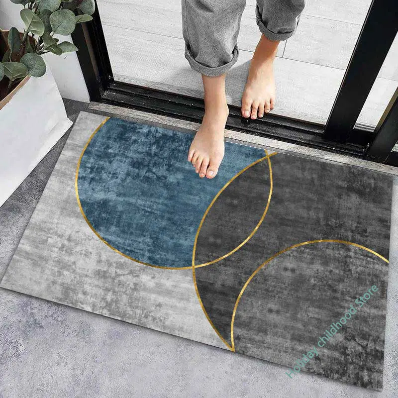 

Anti-slip Entrance Door Mat Modern Super Absorbent Bath Home Floor Rug Mat for Hallway on the Floor Carpet Entrance Waterproof