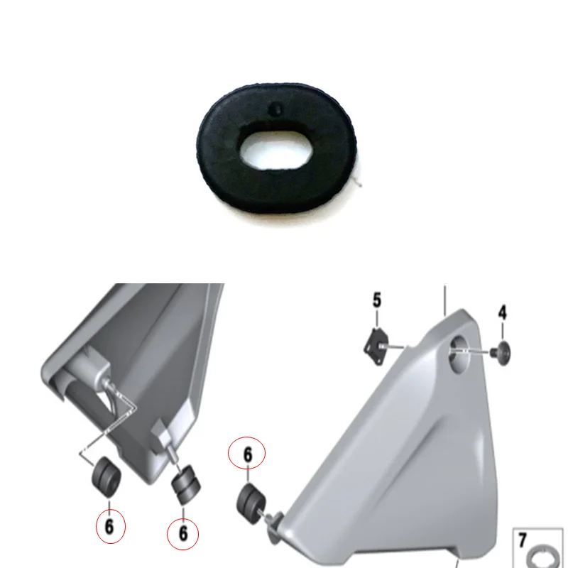 

3X для BMW R1200GS ADV R1250GS K50 K51 K53 K54 крышка аккумулятора резиновая втулка