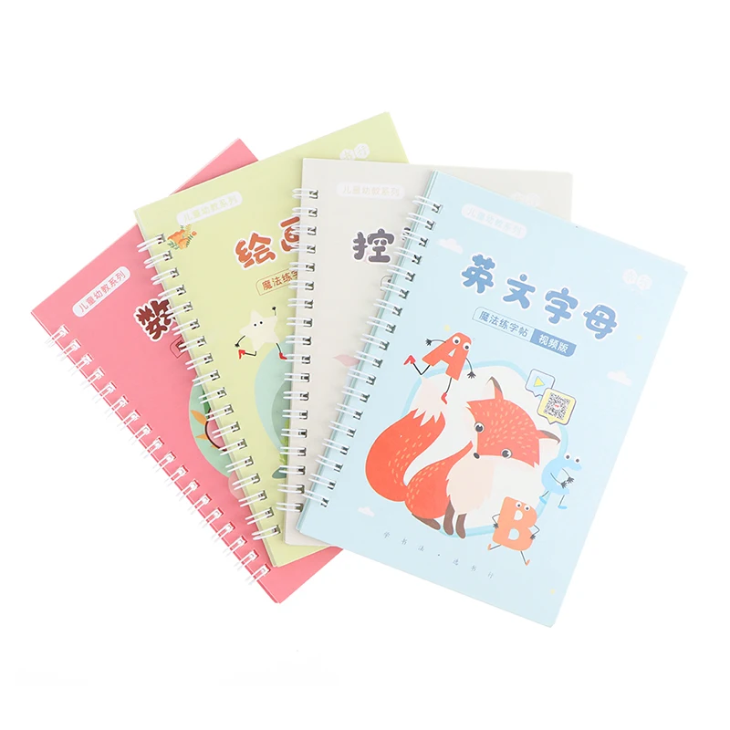 

Children's Books Alphabet/Drawing/Number/Math Kid Handwriting Practice Book