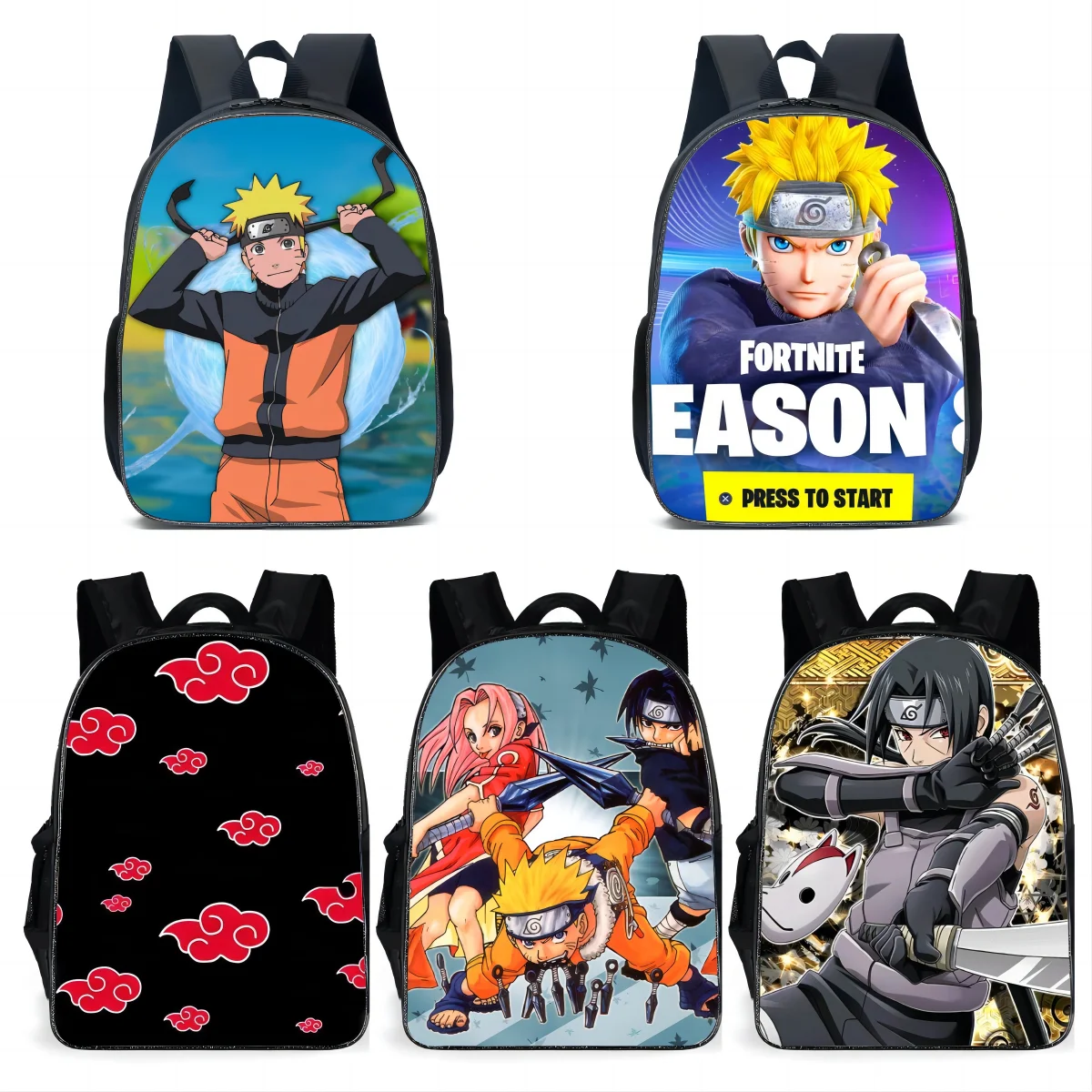 

Children's Backpacks Anime Naruto Cartoon Fashion Kindergarten Primary Schoolbag Backpack for Kids Gifts