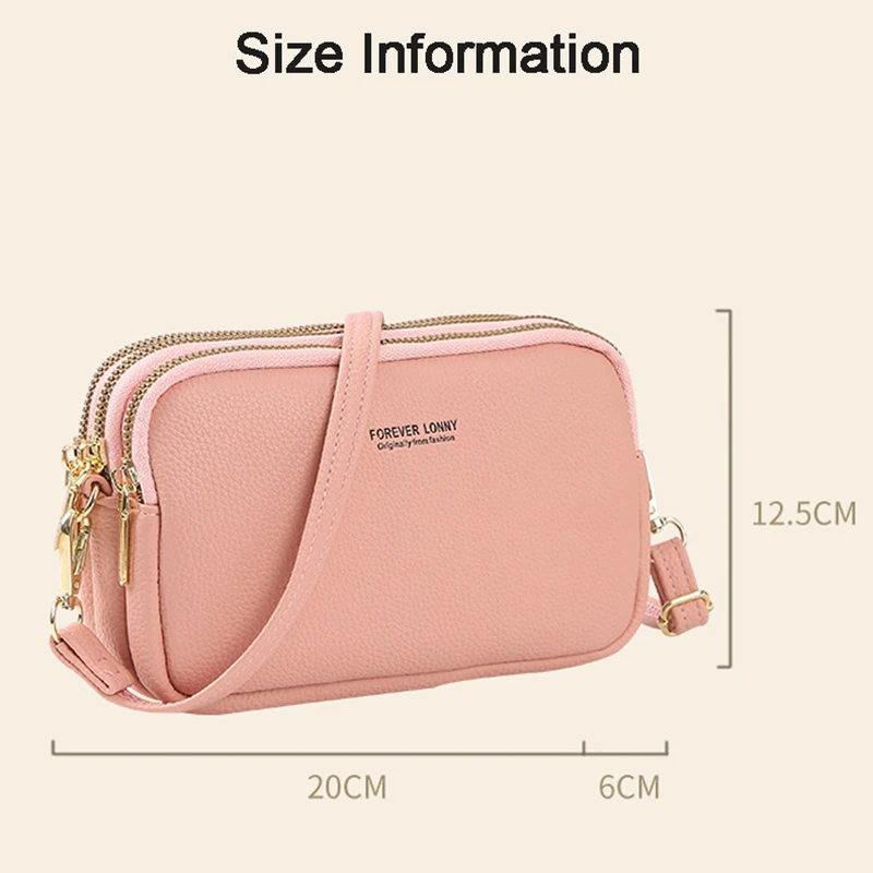 Elegant Litchi Leather Messenger Bag Simple Women Handbag Shoulder Bag Luxury Brand Designer Flap Female Small Crossbody Purse