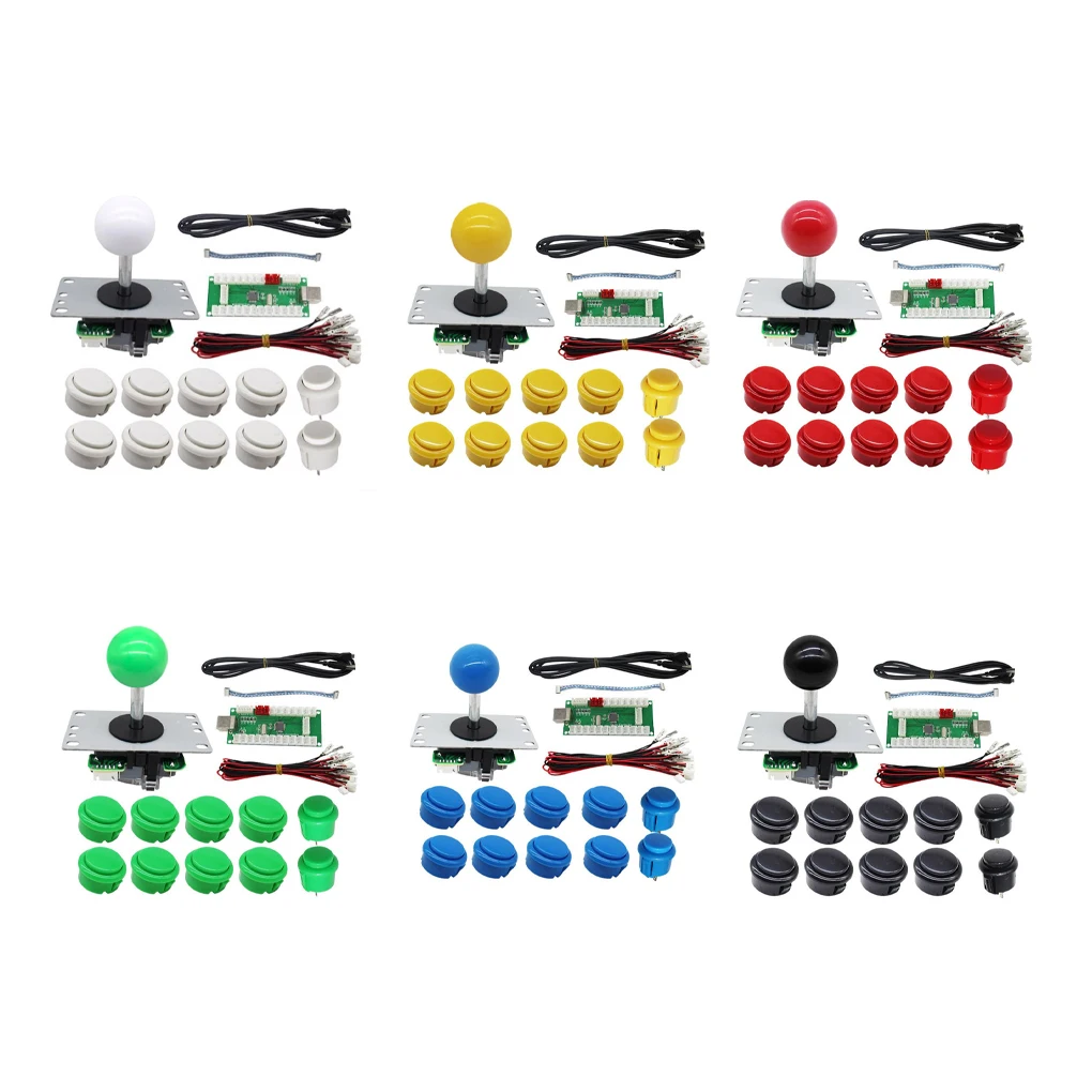 

Game Board Controller Joystick Gamepad Stick Gaming Repairing Maintenance Spare Parts Assembled Accessory White