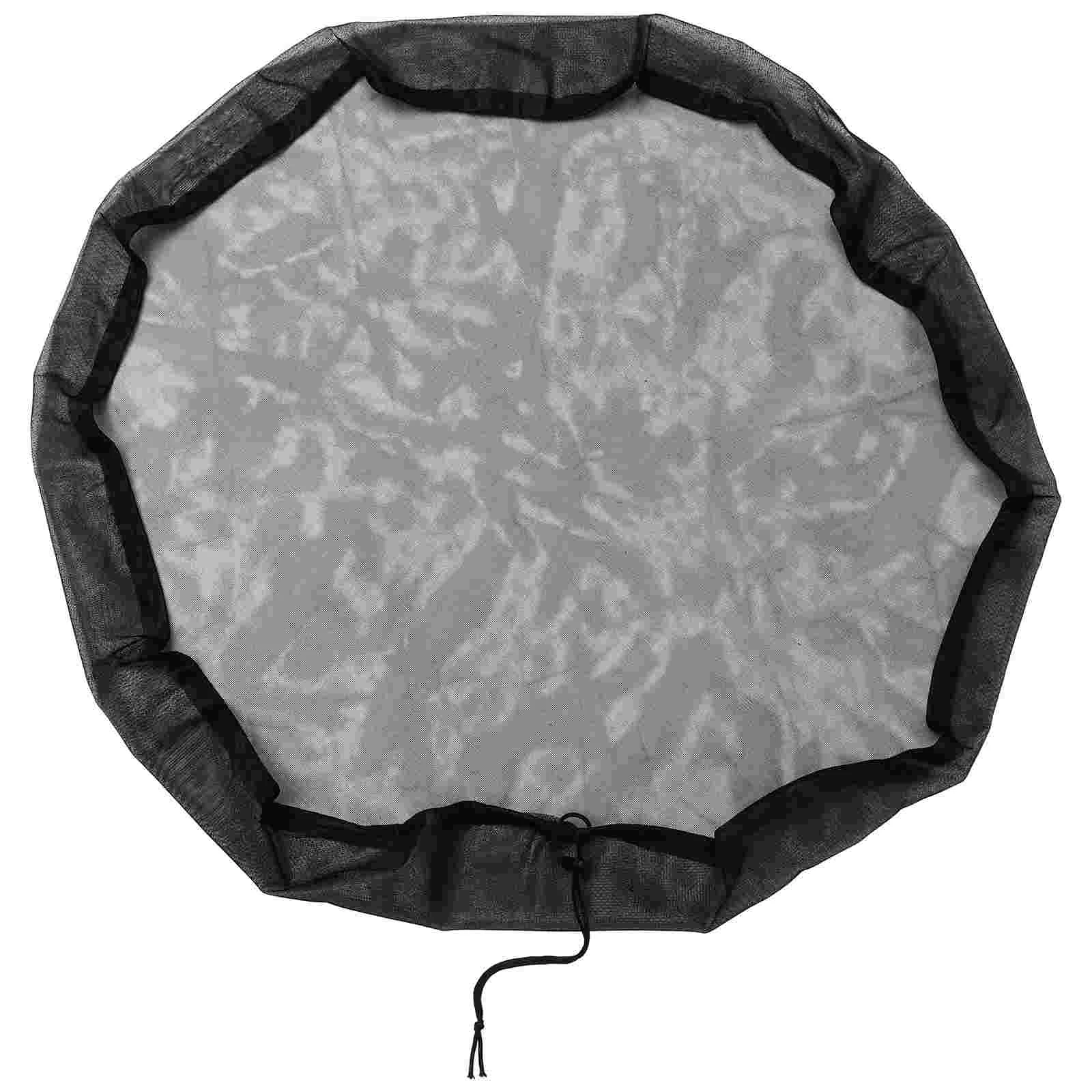 

Protective Water Bucket Cover Bucket Mesh Cover Protective Cover Rains Barrel Cover