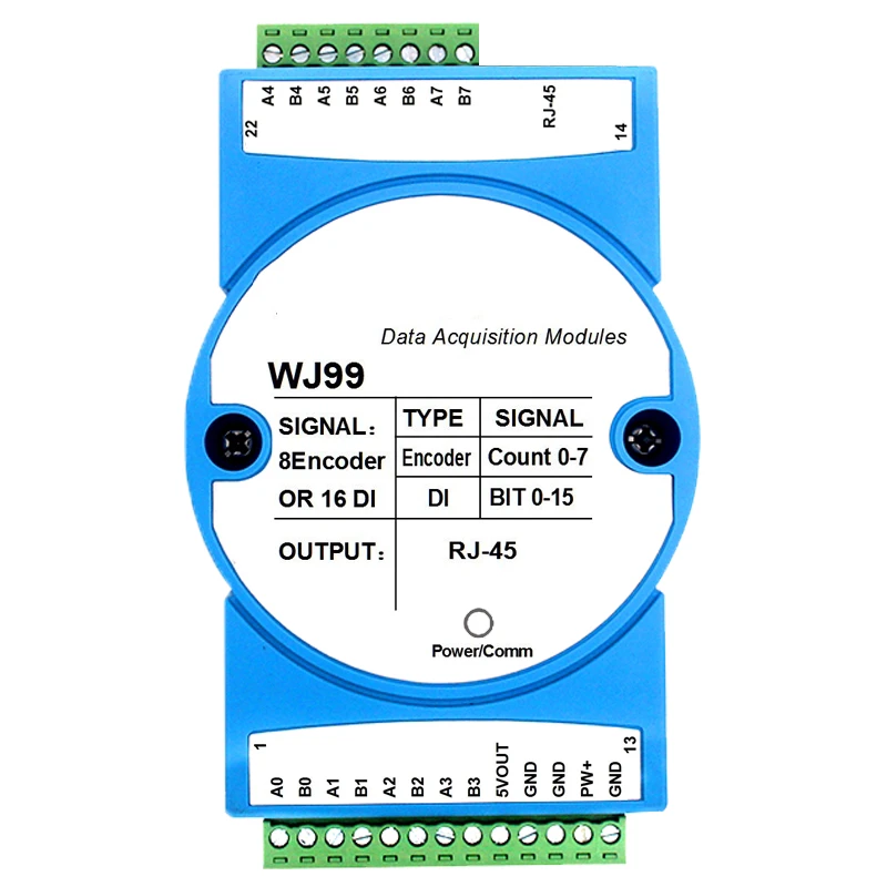 8-канальная решетчатая линейка Магнитный кодировщик решеток 16-канальный