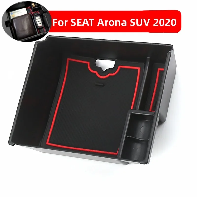 

1 Pcs Car Central Control Storage Box Stowing Tidying Car Interior Accessories Fit for SEAT Arona SUV 2020