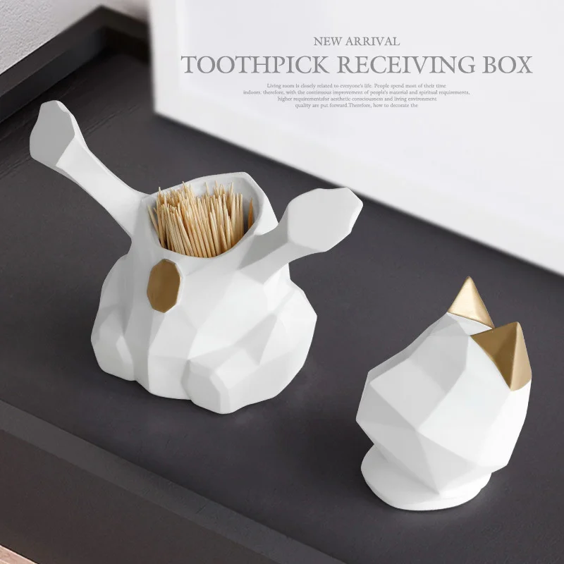 Шкатулка для зубочисток в скандинавском стиле креативный держатель ватных