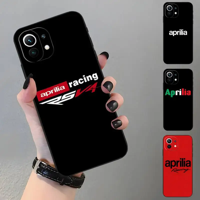 

Aprilia Motorcycle Phone Case For Xiaomi Mi 12Pro 12 11T 9T 10T 11 11i 11X Poco M3 Pro X3 Nfc F3 Redmi 9 8 Silicone Cover
