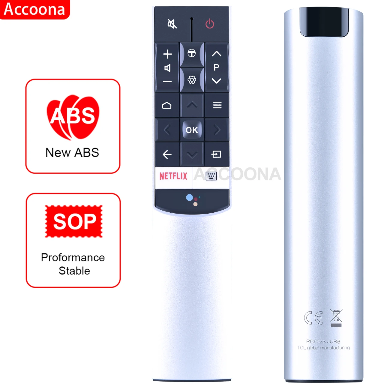 Оригинальный пульт дистанционного управления RC602S JUR6 для TCL TV с голосовым управлением