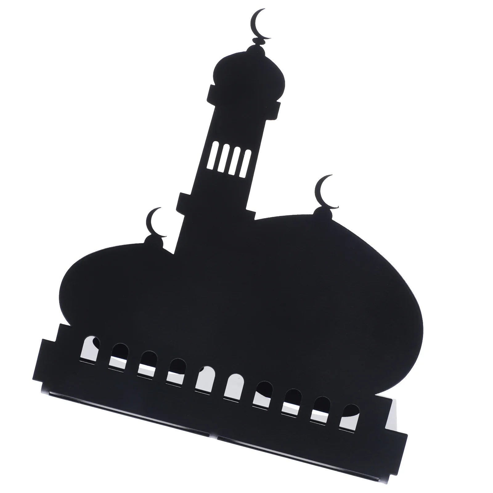 

Holder Ramadan Eid Candlestick Mubarak Stand Holders Iron Decorative Centerpieces Muslim Table Tealight Pillar Lantern Dinner