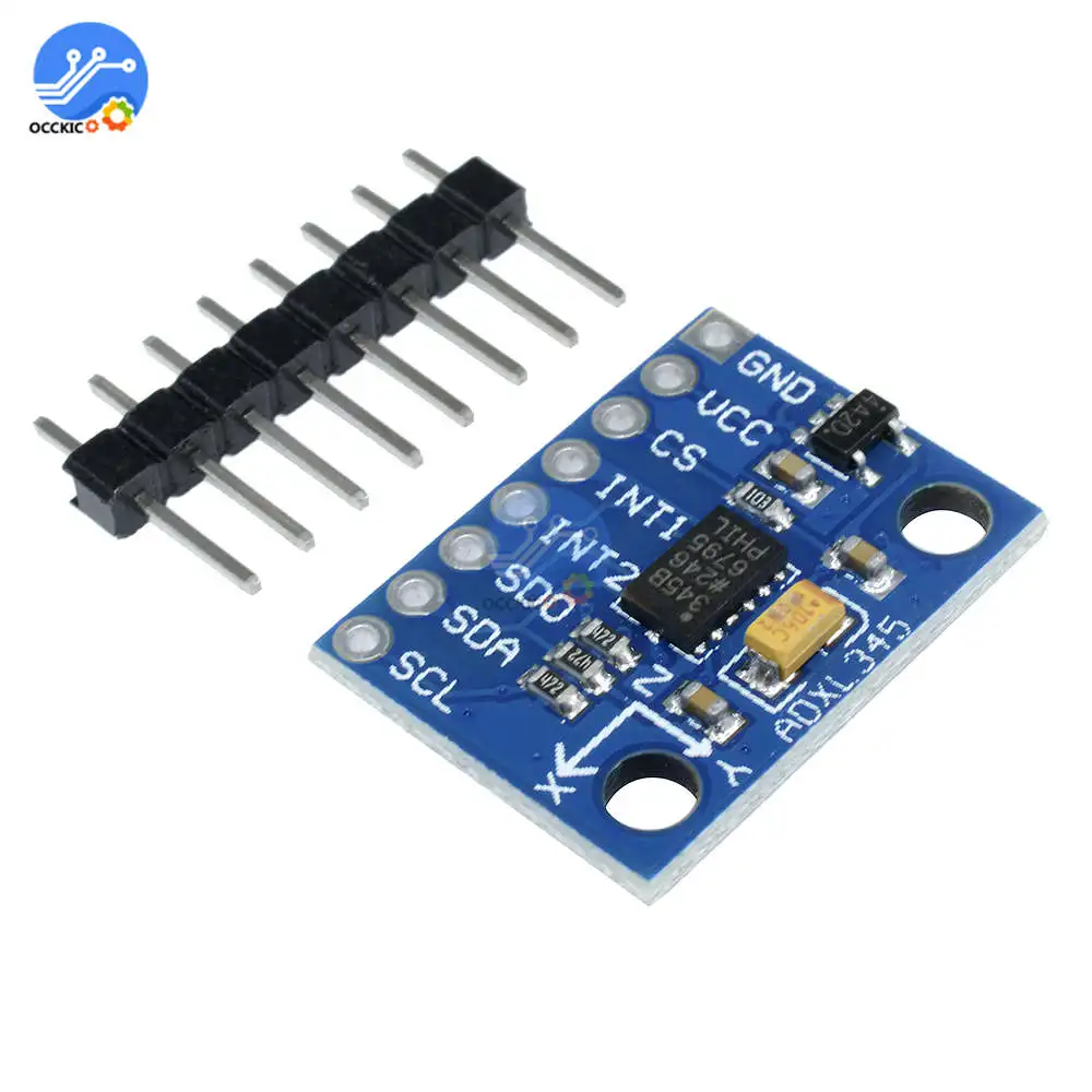 

ADXL345 3-Axis Digital Acceleration of Gravity Tilt Module Triple-Axis Accelerometer (+-2g/4g/8g/16g) w/ I2C/SPI