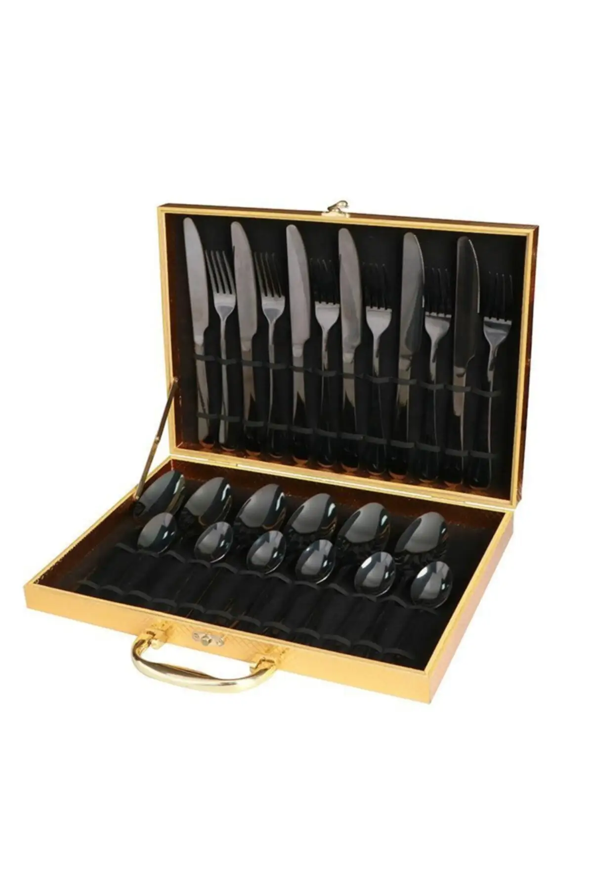 

Black 6 Personality Fork Flatware set