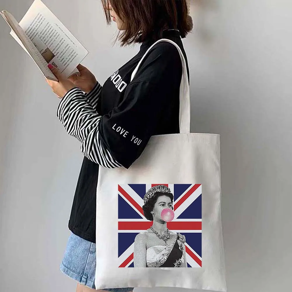 Женская Холщовая Сумка-тоут из хлопка с флагом Англии