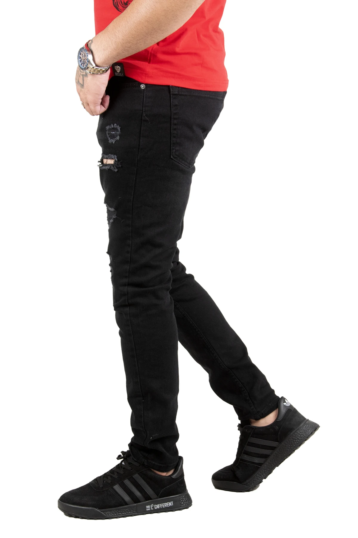 DeepSEA slit Slim Fit lycra men's jeans 2205126