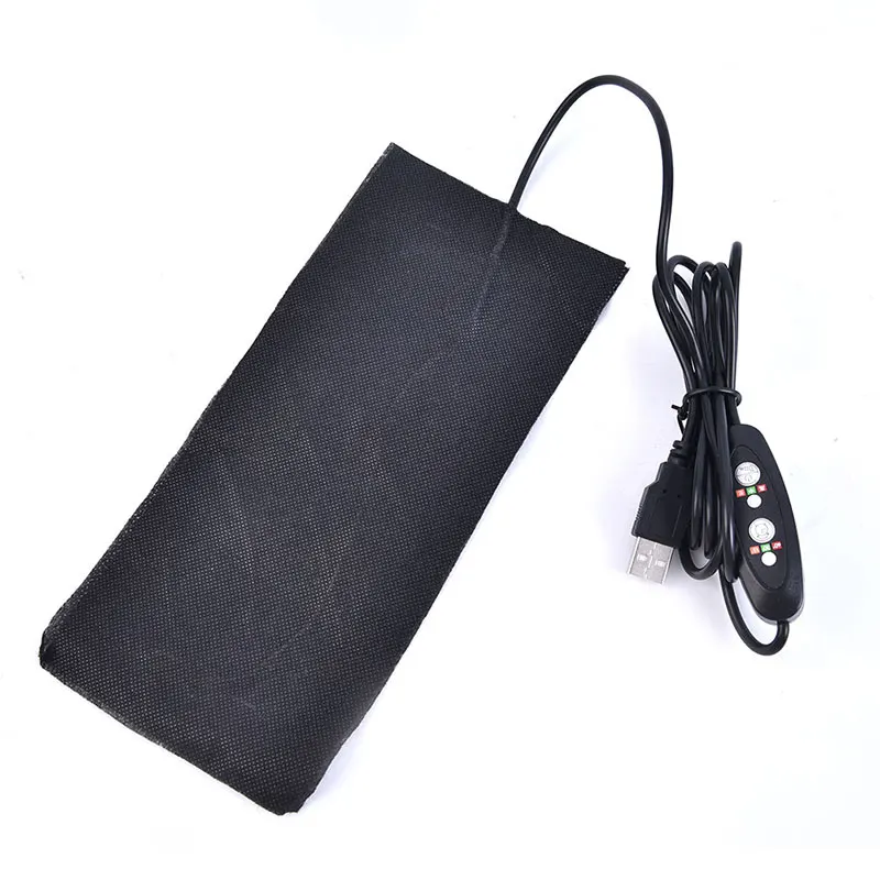 

1PCS USB 5V Carbon Fiber Heating Pad Hand Warmer USB Heating Film Electric Winter Infrared Fever Heat Mat