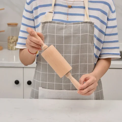 Non-stick Wooden Rolling Pin Flour Rolling Pin Cooking Tools Dumpling Skin Baking Utensils Baking Pastry Kitchen Tools