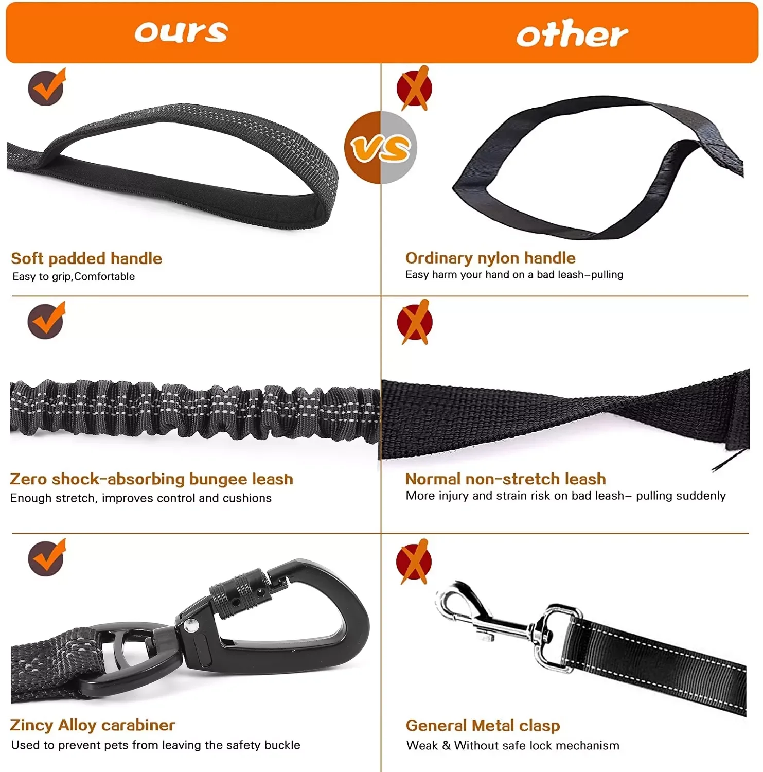 

2023 Pet Dog Leash Double Handle Reflective Multifunction Dog Harness Leash Running Dog Leashes Comfort Freedom Pet Accessoriesa