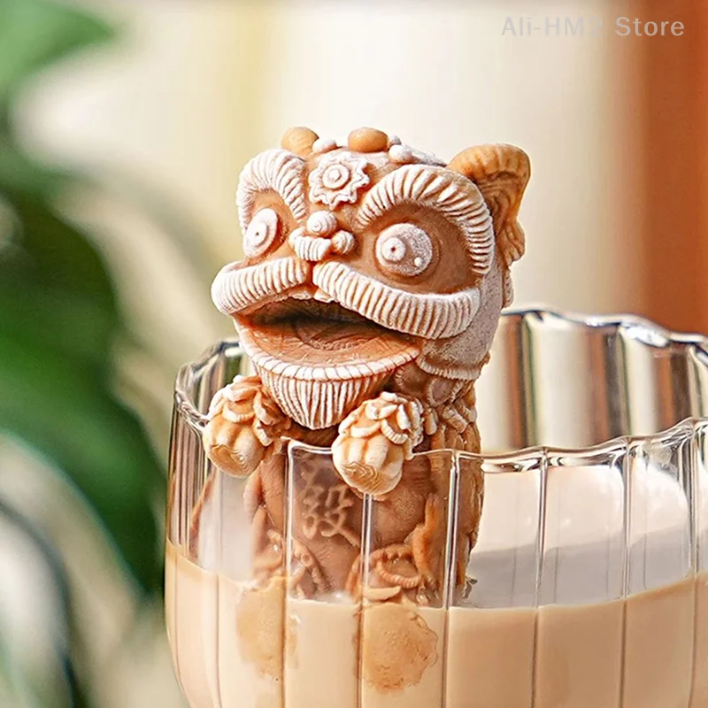 Фортуна Wake Up Lion Ice Frame Подвесные чашки Домашняя форма для изготовления кубиков