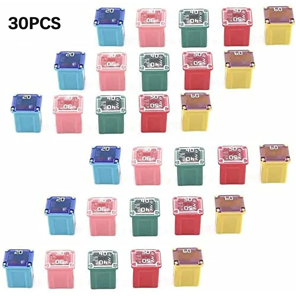 15/30 шт. автомобильный низкопрофильный комплект предохранителей в форме коробки