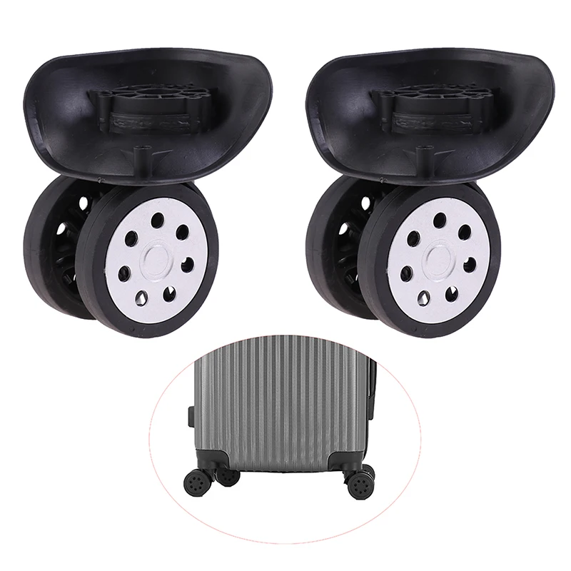 

2PCS Trolley Case Luggage Wheel Universal Travel Suitcase Parts Accessories High Quality Rubber Luggage Wheel Replacement Wheels