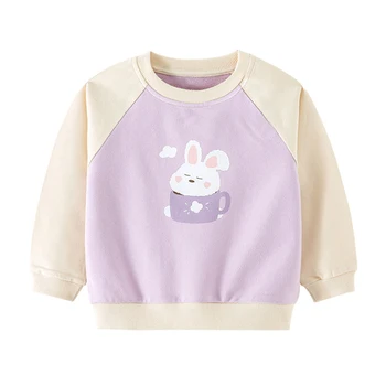 Adorable Spring Animal Prints: Boys and Girls Pullover Sweatshirts and Cotton T-shirts for Kids 1-6 Years 1