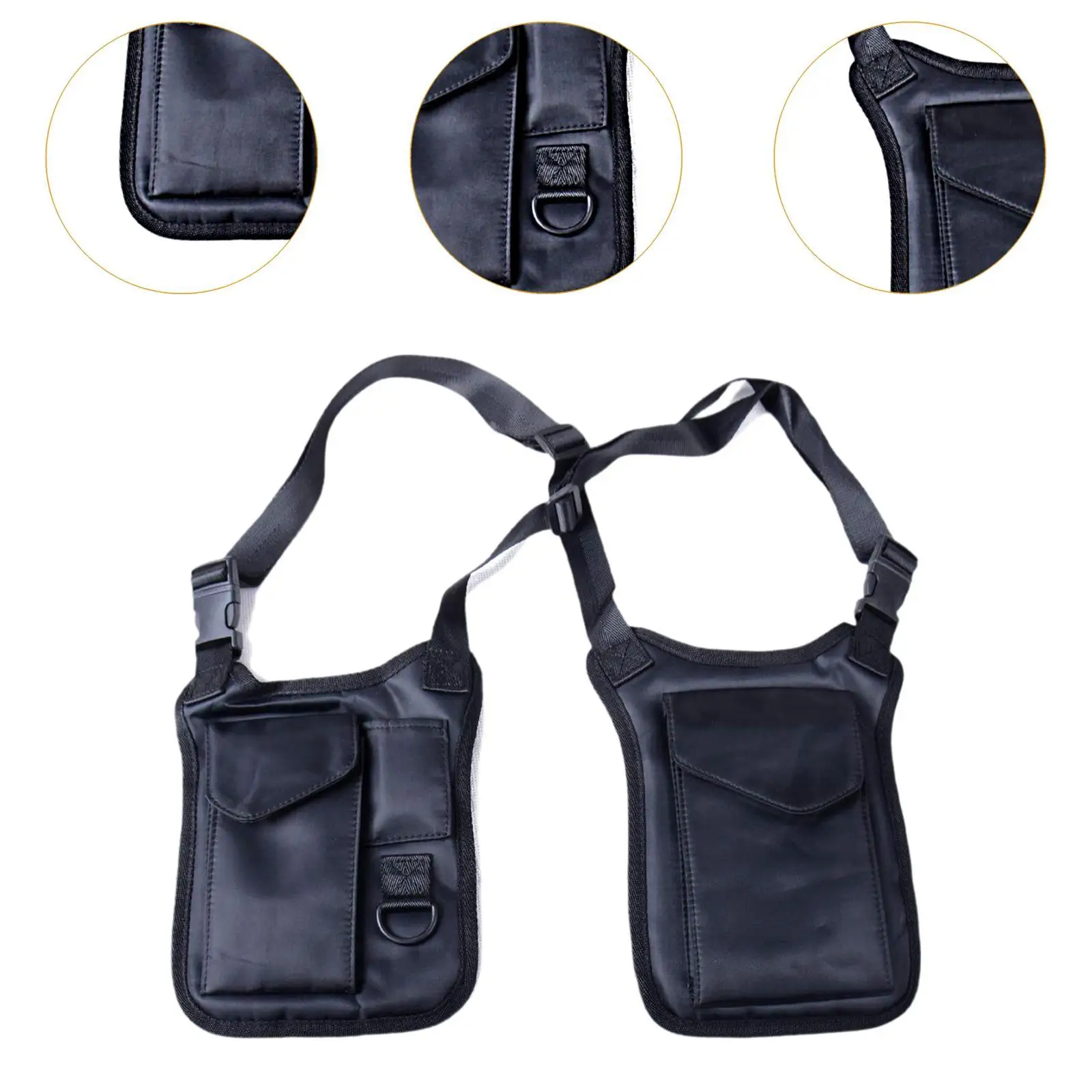 Скрытая сумка через плечо под мышками скрытый пакет для косплея на открытом