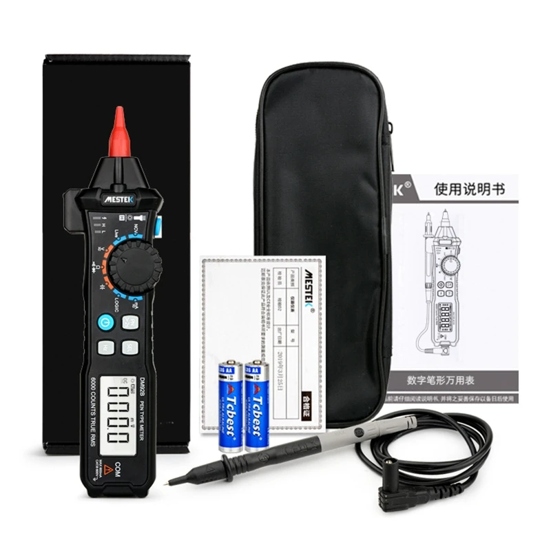 

Pen Type Digital Multimeter 6000 Counts Non-Contact Resistance Tester Drop ship