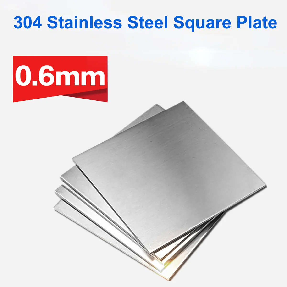 

Thickness 0.6mm 304 Stainless Steel Square Plate Polished Plate Sheet 50x50 100x100 150x150 200x200 250x250 300x300 400x400mm