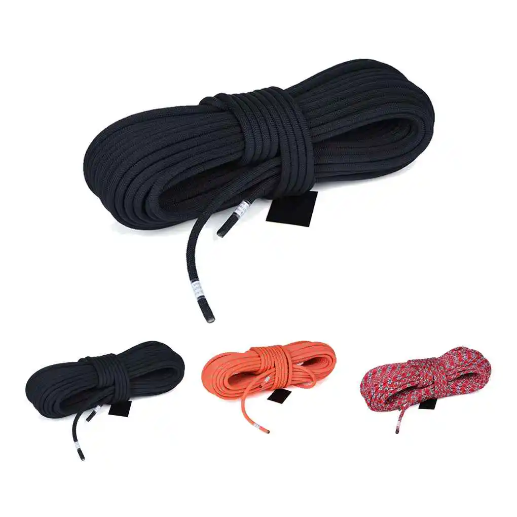 

Скалолазанная веревка для отдыха на природе, выживания, Воздушная работа, спуск на животе, шнур, красный, серый, 10 5 мм