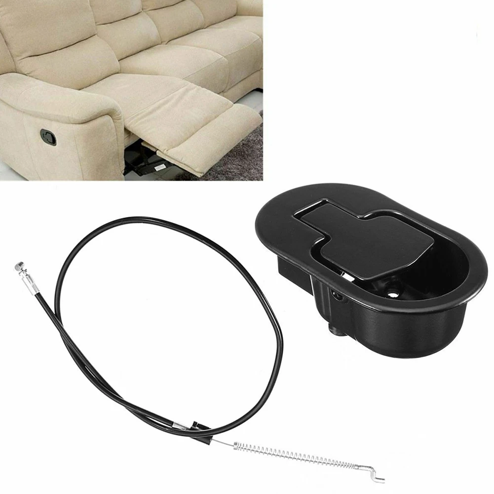 

Release Lever Cable Hardware Recliner Handle Set Replacement Corrosion Resistant Home Easy Install Sofa Metal Wide Use Trigger
