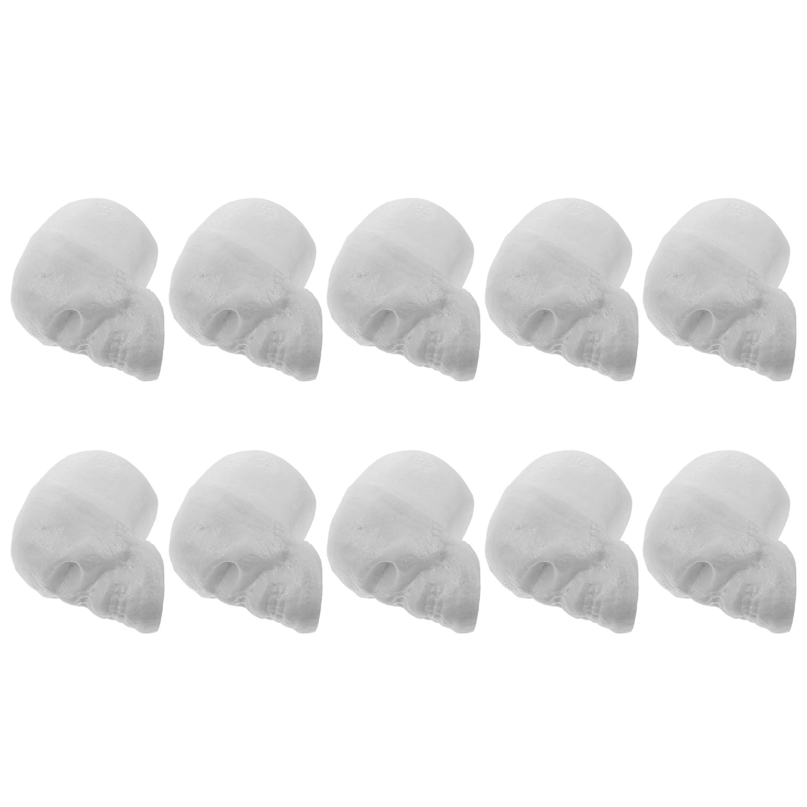

Head Whitehalloween Ghost Ornaments Graffiti Embryos 9Cm Craft Polystyrene Balls Decorative Skulls