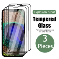 3pcs full cover tempered glass for iphone 13 12 11 pro max 7 8 6 plus screen protector for iphone 12 mini xr xs max se 2020glass
