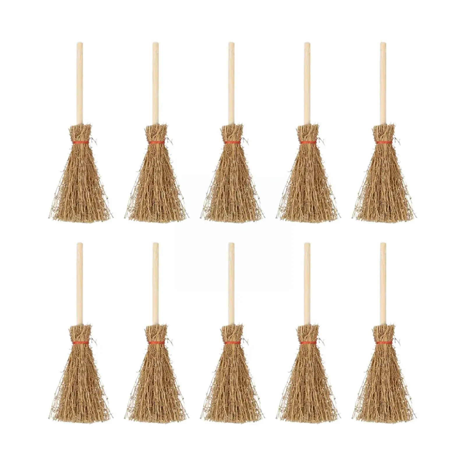 

Мини метла ведьма, соломенные метлы, подвесные украшения «сделай сам» для Хэллоуина, украшение для вечеринки, реквизит для костюма, аксессу...