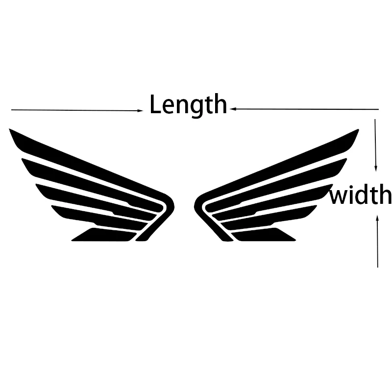 Наклейка в виде крыла мотоцикла маленького города, забавные автомобильные наклейки для Civic, для Honda, внешние аксессуары для BMW E46