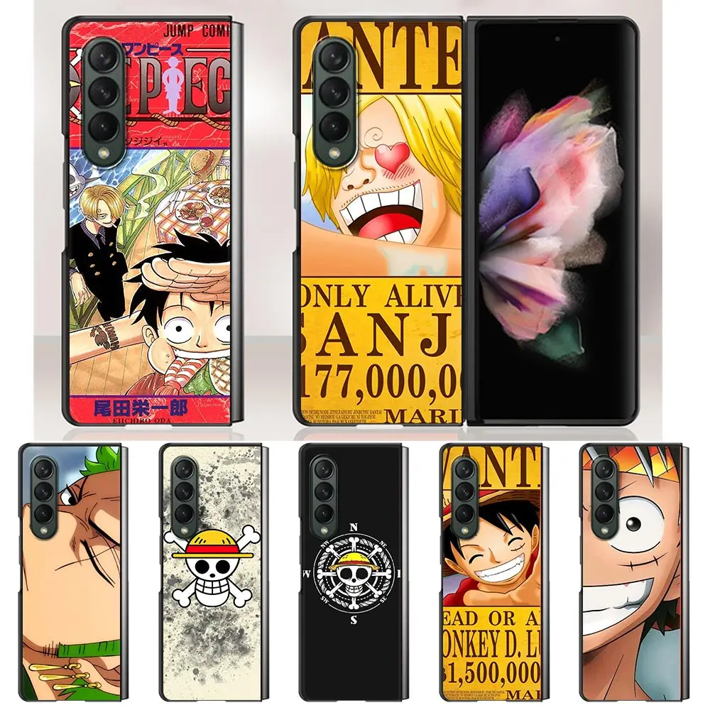 

Phone Case For Samsung Z Fold3 5G Smartphone Cases Hard PC Fundas for Galaxy ZFold Z Fold 3 Coque One Piece Anime