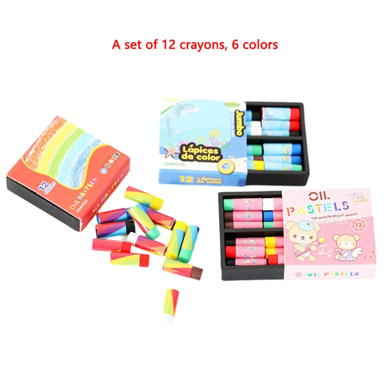 Box Model Kids Pretend Play Toy Doll House Decor Accessories
